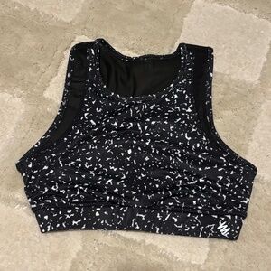 High Neck Sports Bra Crop